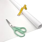 NÄHMIT - Schnittmusterpapier (60cmx15m) Schnittmuster abpausen leicht gemacht! Vielseitig verwendbares Transparentpapier zum Nähen, Skizzieren, Basteln und Verpacken