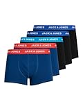 JACK & JONES Herren Jaclee Trunks 5 Pack Boxershorts, Surf The Web, XL EU