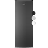 Bomann® Kühlschrank ohne Gefrierfach 242L | 0°C ~ +8°C | Kühlschrank groß 5 Ablagen | leiser Getränkekühlschrank | Standardkühlschränke | Flaschenkühlschrank | Vollraumkühlschrank VS 7363 schwarz-inox