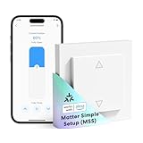 Meross Matter Wlan Rolladenschalter Smart (NEUTRALKABEL ERFORDERLICH), Smart Home Rolladensteuerung für Jalousien kompatibel mit Alexa, Apple HomeKit und Google Home
