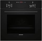 iQ100, Einbau-Backofen, 60 x 60 cm, Schwarz, Edelstahl, HB013FBB1