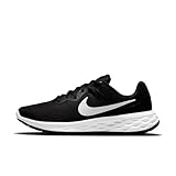 Nike Herren Revolution 6 Laufschuh, Black/White-Iron Grey, 44.5 EU