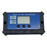 SELVFZ Solar Ladecontroller 12V/24 V Regler Mit Doppelter USB Anschluss Und Einstellbares LCD Display Für Spielzeugauto Und Boote Verwenden Solarstromversorgung