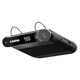 Avantree Roadtrip - Bluetooth Freisprecheinrichtung für Auto und Drahtloser FM Transmitter 2-in-1 Car Kit mit 6W Freihand Lautsprechern, Integriertem Mikrofon und Mehrpunktverbindung