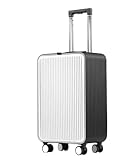 ZUMAHA Neue Neuer Luxus-Mode-Koffer, komplett aus Aluminium, Reise-Rollgepäck, multifunktionale Partition, Spinner, Trolley-Koffer Handgepäck