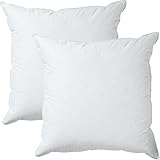 REDBEST Trio-Kissen 2er-Pack, Kopfkissen, Kissenfüllung Minneapolis weiß Größe 80x80 cm - Daunen und Feder, temperaturausgleichend, hygienisch waschbar, Baumwollbezug, Liegekomfort