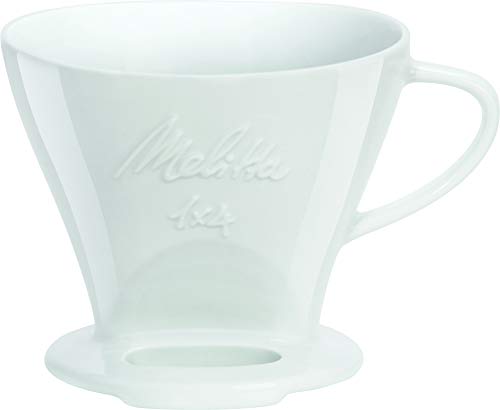 Melitta 219025 Filter Porzellan Kaffeefilter Größe 1x4 Weiß