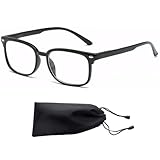 Gleitsichtbrille Schwarz Progressive Multifokale Lesebrille 150 Grad Gleitsicht Lesebrille Bietet Klare Sicht auf Weite Nahe und Mittlere Entfernungen Geeignet zum Lesen und Outdoor-Sportarten