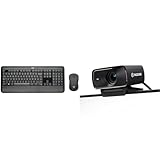 Logitech MK540 Advanced Kabellose & Elgato Facecam MK.2 – Erstklassige Full-HD-Webcam