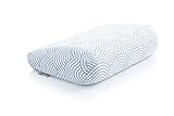 TEMPUR EASE Schlafkissen Memory Foam, ergonomisches Nackenstützkissen für jede Schlafposition, Liegegefühl fest, 50 x 31 x 10/5 cm, Weiß