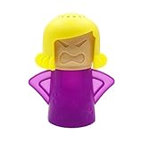 Angry Mom Mikrowellenreiniger, Dampfreiniger für Mikrowelle, Cartoon-Kühlschrank-Reinigungsgerät, mit Essig und Wasser