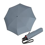 Knirps T.200 Medium Duomatic Regenschirm mit automatischem Öffnen und Schließen, kompakter, winddichter Regenschirm für Regen, Reiseschirm für Erwachsene, 98 cm Durchmesser, einziehbarer Regenschirm