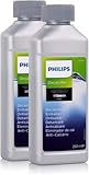 Philips Universal Flüssigentkalker für Kaffeevollautomaten – 0,5 l Flasche, 2 Anwendungen, Entfernt Kalk, Verbessert Kaffeegeschmack, Verlängert Gerätelebensdauer (CA6700/22)