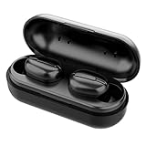 STOBOK 1 Satz -Kopfhörer Headset ohrenstöpsel ohrstöpsel Sportkopfhörer Offenstufe im Freien Smart-Kopfhörer Ohrhörer mit Ladefall Abs Black