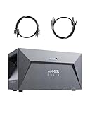 Anker SOLIX Solarbank E1600, 800W Balkonkraftwerk mit Speicher, 1,6kWh Akkukapazität, IP65, 6000 Ladezyklen, LFP Akku, Kompatibel mit 99% Aller Balkonkraftwerke, Plug&Play