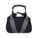 Crepundia Fitness-Sandsack,Trainingssack mit Sandfüllung, Gewichtheben Training Sandsack Verstellbar Oxford Tuch Heavy Duty Füllbar Sand Tasche Hantel Home Fitness Ausrüstung