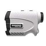Gogogo Sport Vpro Golf Laser Entfernungsmesser 1100M mit Slope-Schalter, Magnetstreifen, Golf Entfernungsmesser 6X Vergrößerung, Turniermodus, Fast Flag-Lock mit Pulsvibration für Golf Jagd