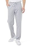 COMEOR Jogginghose Herren Baumwolle Sweathose - Lange Sport Hose Herren - Jogger Trainingshose Herren, Relaxing Hose (Grau, XL)