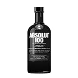 Absolut 100 – Edel-Vodka in eleganter, schwarzer Flasche – Luxuriöses Genusserlebnis – 1 x 0,7 l