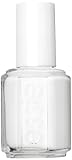 Essie Nagellack für farbintensive Fingernägel, Nr. 1 blanc, Weiß, 13,5 ml