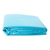 poolomio Poolfolie blau für Stahlwandpool rund 240 x 90 cm | Poolinnenfolie Aufstellpool Winterfest und UV-beständig | Ersatzfolie für Gartenpool | Pool Innenhülle 0,225 mm Stärke