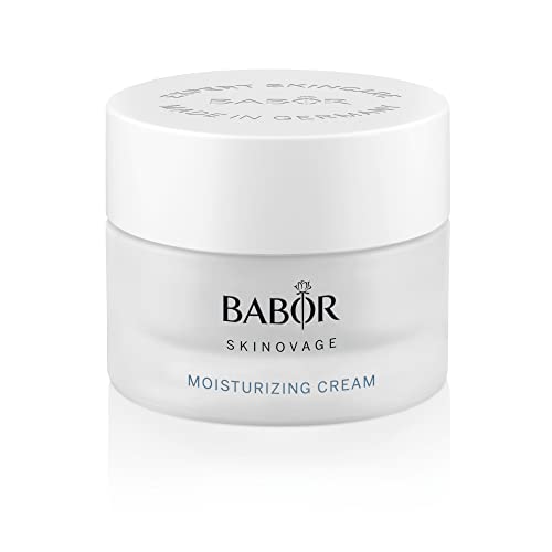 BABOR SKINOVAGE Moisturizing Cream, Gesichtscreme für trockene Haut, Intensive Feuchtigkeitspflege mit Hyaluronsäure, Vegane Formel, 50 ml