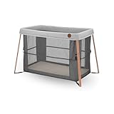 Maxi-Cosi Iris 2-in-1 Reisebett Baby, faltbares Kinderbett für Unterwegs, für Neugeborene bis Kleinkinder- auch als Laufstall nutzbar, ab der Geburt bis ca. 3 Jahre, Essential graphite