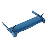 Manuelle Blechbiegemaschine, 450mm Biegemaschine Blechbearbeitung mit Max. 120° Biegewinkel und 1.2mm Faltkapazität, Abkantbank Winkelbieger für Werkstatt Metallbearbeitung