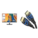 Dell S2721NX 27 Zoll Full HD (1920x1080) Monitor & KabelDirekt – 8K/4K HDMI-2.1-Kabel – 1 m kurz – von HDMI Zertifiziert für höchste Qualität (8K@60Hz