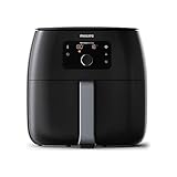 Philips Airfryer Premium XXL, 7.3L (1.4Kg), 90% Weniger Fett Mit Rapid Air Technologie, Rezepte-App (HD9650/90)