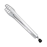 Kochzange, BBQ Tongs - 12,5 -Zoll -Lebensmittelzange,Edelstahlgrillwerkzeug, Mehrzweckklemme, Küchenutensilien für Wurst, Steak