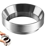 RDNKVB 58mm Kaffee Dosierring-Dosiertrichter Siebträger-Kaffeedosierring Espresso-Magnetisch Trichter Ersatzteile für 58mm Siebträgermaschine kompatibel mit Rancilio Silvia, Bezzera BZ10 (Version 2)