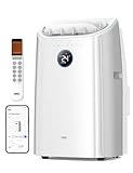 Dreo Tragbare Klimaanlagen, 10.000 BTU AC Einheit für Schlafzimmer mit Drainagefreier Kühlung, APP/Stimme/Fernbedienung, 24h Timer mit Ventilator & Luftentfeuchter, AC515S