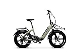 Blaupunkt Enno Fat Falt-E-Bike - Kieselgrau - matt/Modell 2022