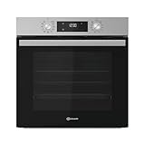 Bauknecht BBA285HU1I Einbau-Backofen 71 Liter, Multifunktionsofen mit 12 Funktionen, PowerHeißluft, versenkbare Knebel, Schwarz