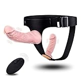 Utimi Strapon Umschnalldildo Vibratoren Umschnallpenis - Strap on Umschnall mit 2 Silikon Dildos Verstellbarer Harness Extrem SM Sex Toy Set Erotik Sexspielzeug für Männer Frauen Lesben Pärchen