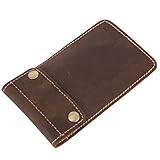 Homoyoyo Retro Watch Travel Case Echtem Uhrenorganizer für Männer Stilvolle Praktische Aufbewahrung für Reisen für Uhrenliebhaber