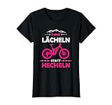 E-MTB Lächeln Statt Hecheln Damen E-Bike T-Shirt