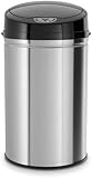 Echtwerk Abfalleimer, Mülleimer mit Sensor, elektrischer Müllbehälter, Infrarot Bewegungssensor, Korpus aus Edelstahl, Fassungsvermögen 30 Liter, brushed, INOX Black