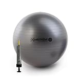 Pezzi Ball Maxafe 75 cm schwarz inkl. Original Pezziball-Pumpe Gymnastikball Sitzball