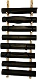 LNNW Yogamattenhalter Yogamatten-Gewichtsständer, Wandhalterung, Yogamattenhalter, Holz, multifunktional, for Zuhause, Fitnessstudio, Schaumstoffrolle, Handtuch-Aufbewahrungsständer Yogamatten-Aufbewa