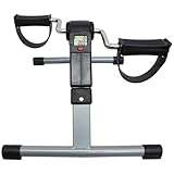 Mini Stepper Gym Folding Mini Exercise Bike Pedal Exerciser Bike Portable Arm Home Pedal Exerciser Gym Fitness Training