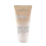 Jean & Len Regenerierende Nachtcreme Arganöl & Retinol, bei ersten Fältchen, unterstützt die natürliche Hautregeneration, reduziert Spannungsgefühle, Nachtpflege, ohne Parabene & Silikone, vegan, 50ml