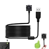 PEGATISAN 60fps USB Webcams Computer Kamera HD 1080P Augenkontaktkamera mit Mikrofon 90°Weitwinkel Mini USB Kamera Webcam für Skype/Teams, Konferenzen/Telefonieren/Gaming Laptop