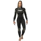 Cressi Fast 5mm All-In-One Lady Trockenanzug, Black/Yellow, L