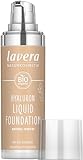 lavera Hyaluron Liquid Foundation - Natural Ivory 01 - seidige & leichte Textur - frei von Mineralöl - Natürliche Hyaluronsäure & Bio-Mandelöl - Naturkosmetik - vegan - Bio (1 x 30 ml)