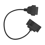 40 Cm/15,7 Zoll 7-Pin-OBD1-zu-OBD2-OBDII-16-Pin-Diagnosescanner-Adapterkabel Passend für