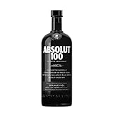 Absolut Vodka 100 – 50 Vol.-Prozent Edel-Vodka in eleganter, schwarzer Flasche – Luxuriöses Genusserlebnis – 1 x 1 l | 1l (1er Pack)