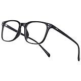 Occffy Blaulichtfilter Brille Herren Brille Ohne Sehstärke Damen Blue Light Glasses Computerbrille UV Gaming Brillen Augenbelastung Reduzieren Oc092