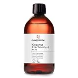 Naissance Fraktioniertes Kokosöl (Nr. 218) - 450ml - Fraktioniert, Flüssig Kokosöl für Haut, Kosmetik, Ätherische Öle